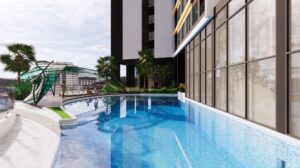 Adults infinity swimming pool
