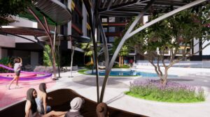 Setia Edenia - Outdoor relaxing area